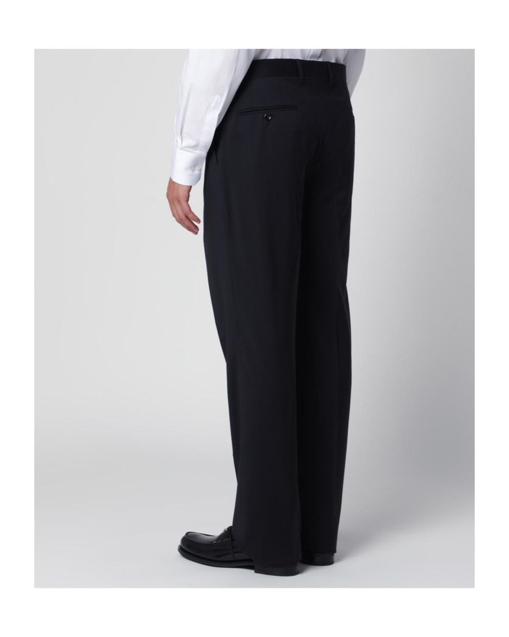 Lardini Black Paluka Tailored Pants for men