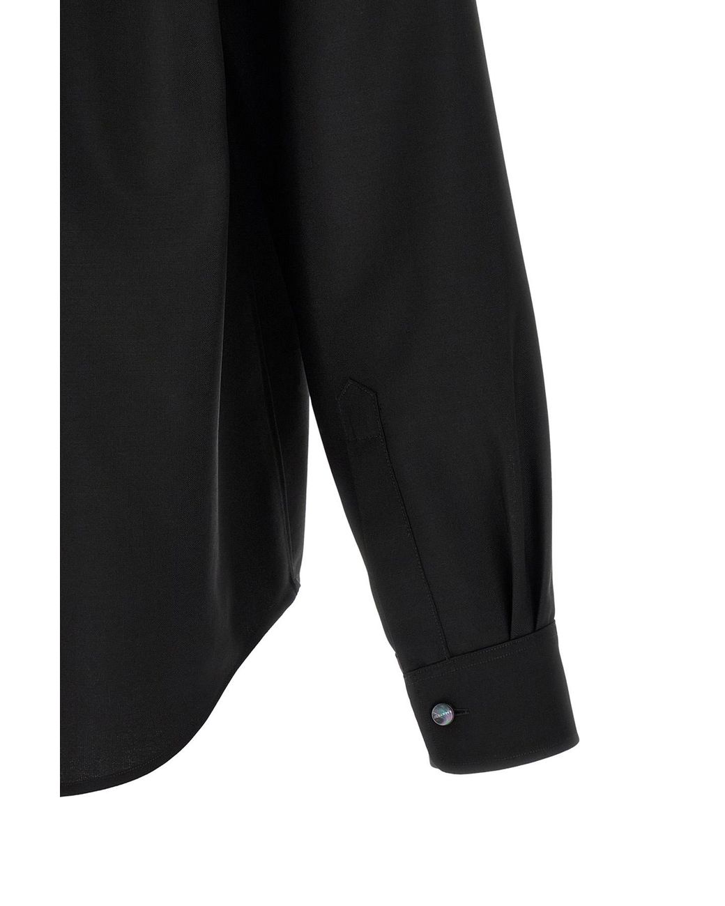 Jil Sander Black 240 Classic Collar Shirt for men