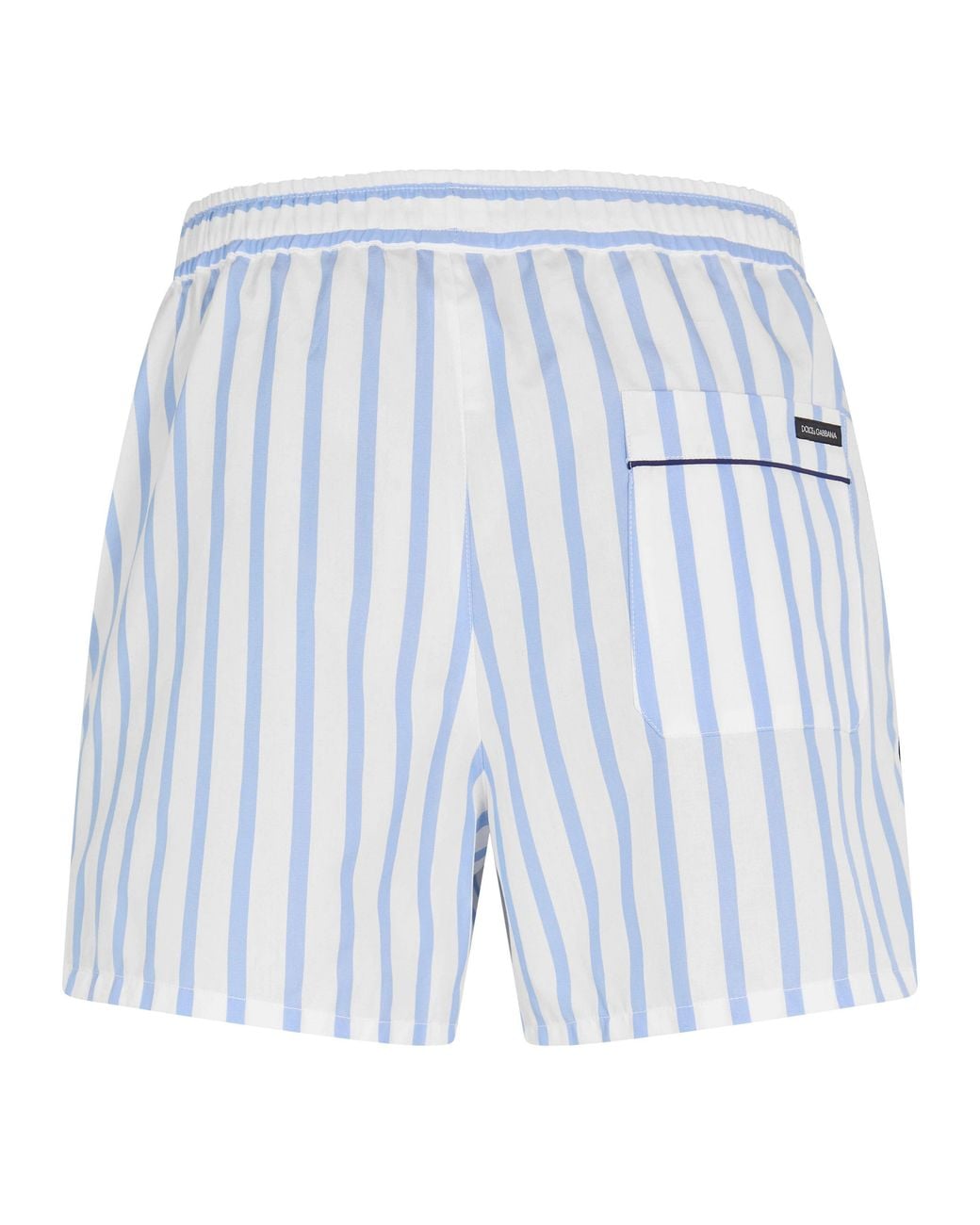 Dolce & Gabbana Blue Woven Tracksuit Shorts for men