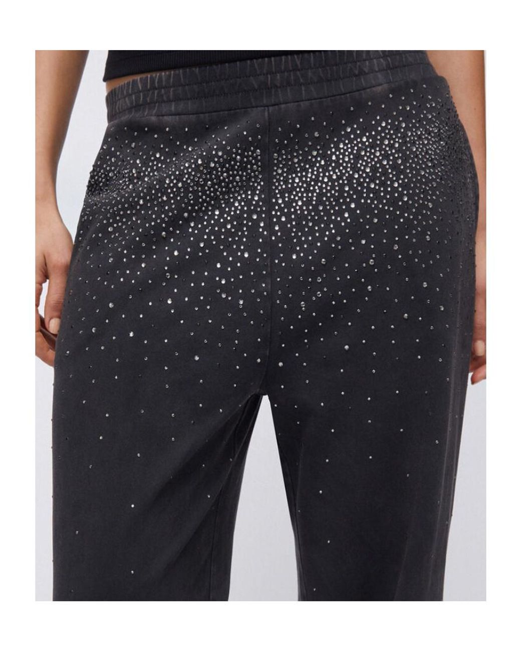Liu Jo Blue Embellished Trousers