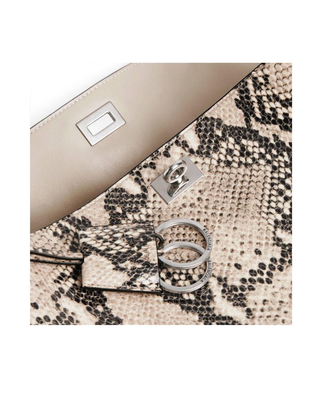 Balenciaga White Rodeo Medium Handbag