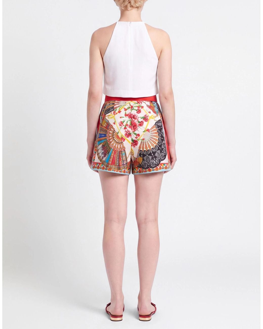 Dolce & Gabbana Red Shorts Bermuda