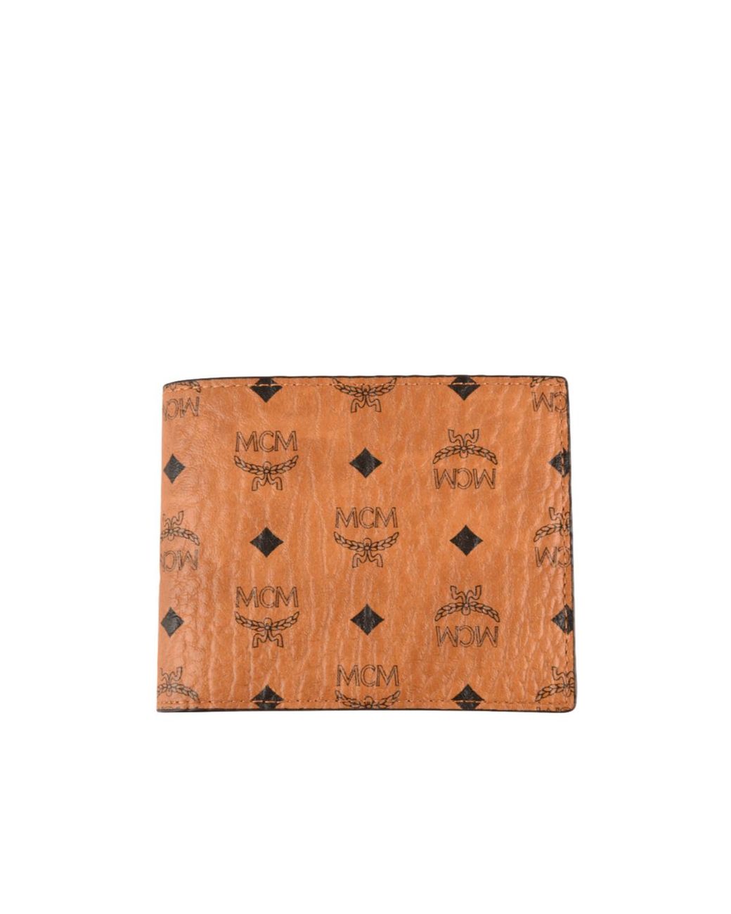 MCM Brown Logo Wallet for men
