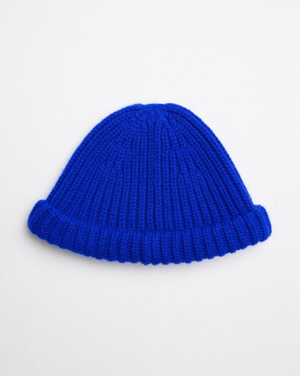 Céline Blue Ribbed Cashmere Bucket