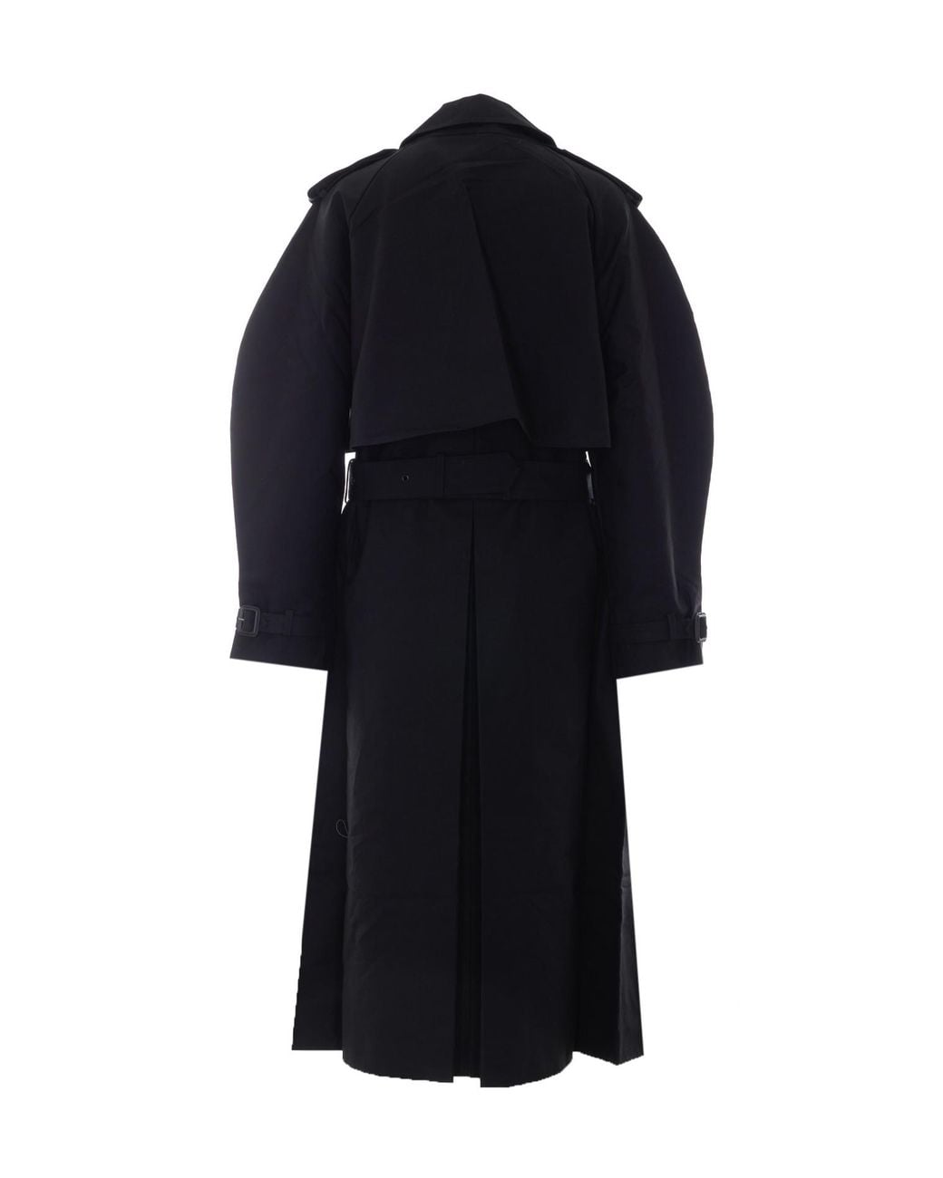 Anine Bing Black Pascale Double-Breasted Trench Coat