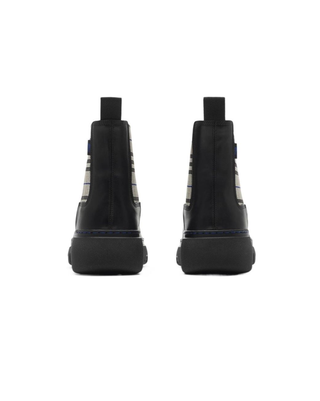 Burberry Black Burberr Creeper Chelsea Low Ankle Boots