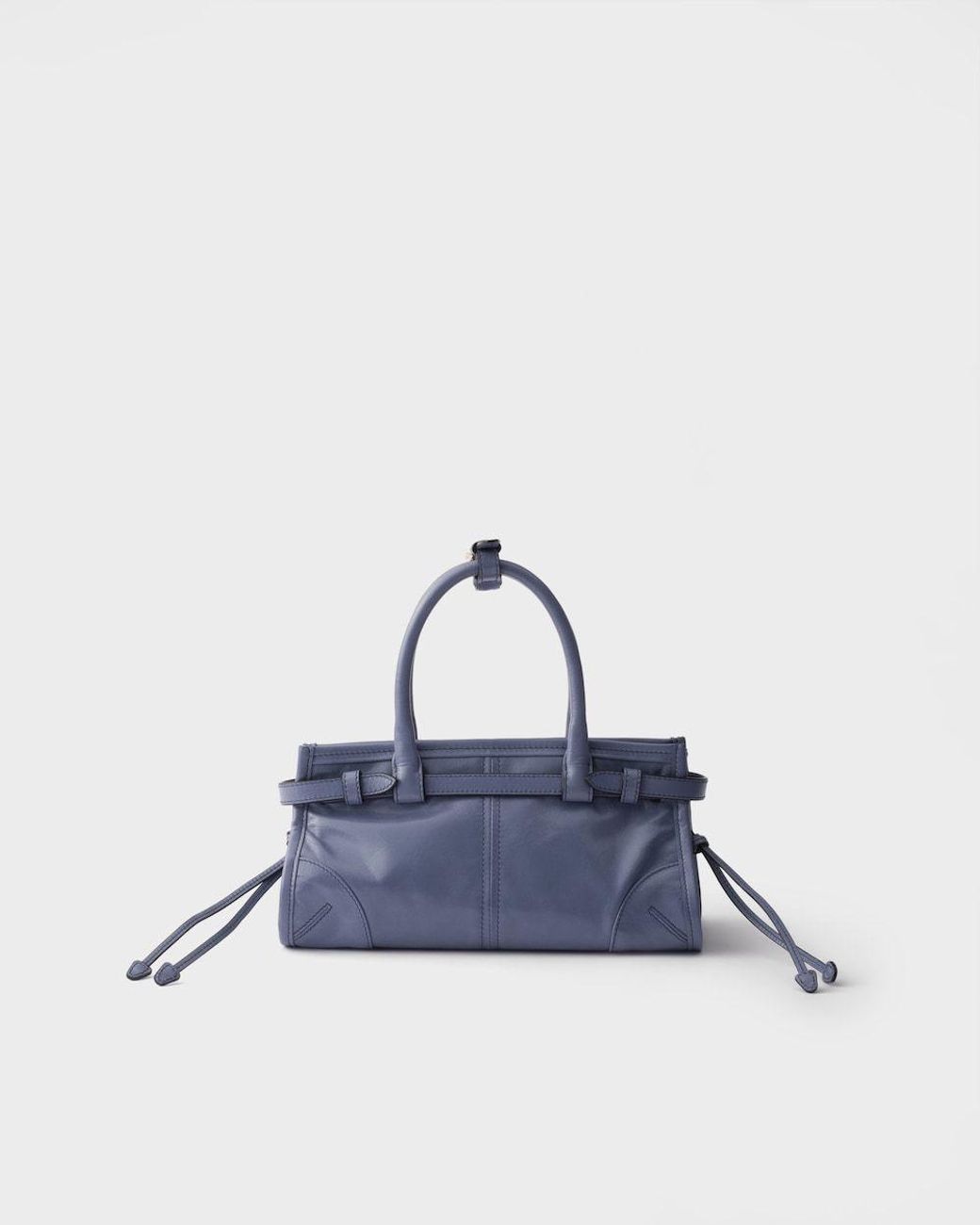 Prada Blue Bonnie Leather Mini Handbag