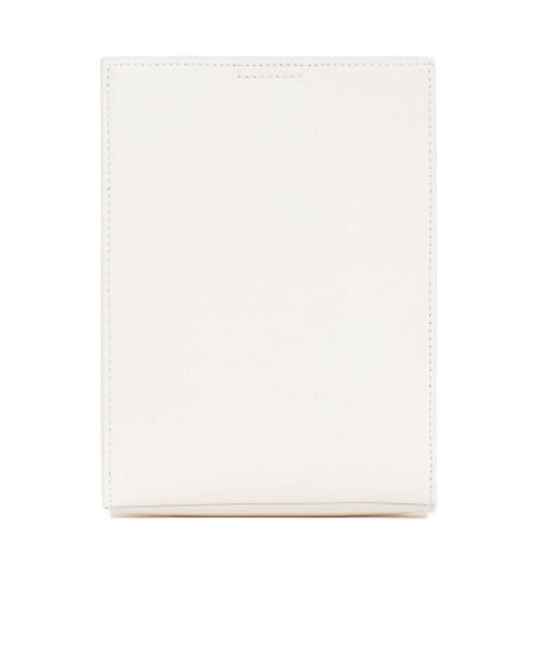 Jil Sander White Tangle Small Shoulder Bag