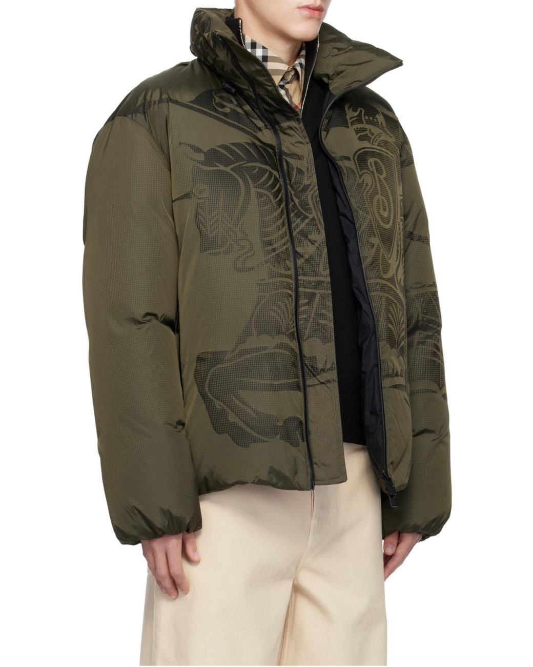 Burberry Green Jackets for men