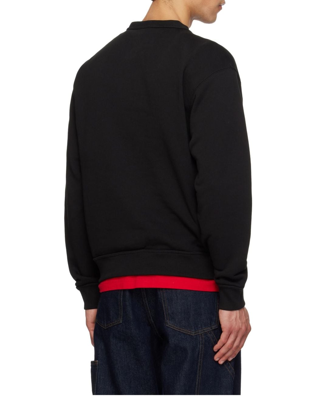 KENZO Black Winter Holidays' Embroidered Sweatshirt for men