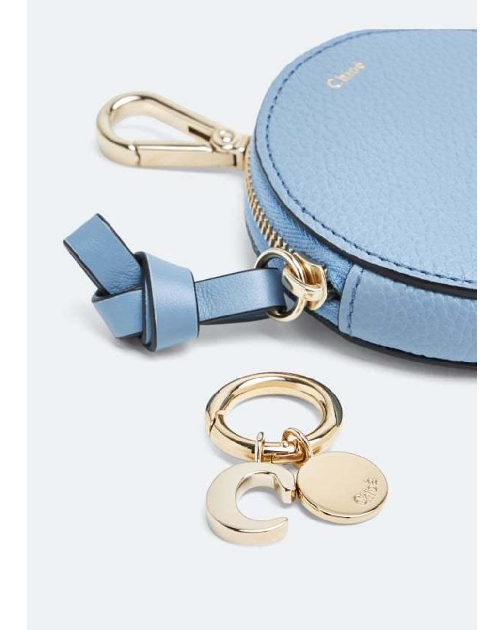 Chloé Blue Logo Wallet