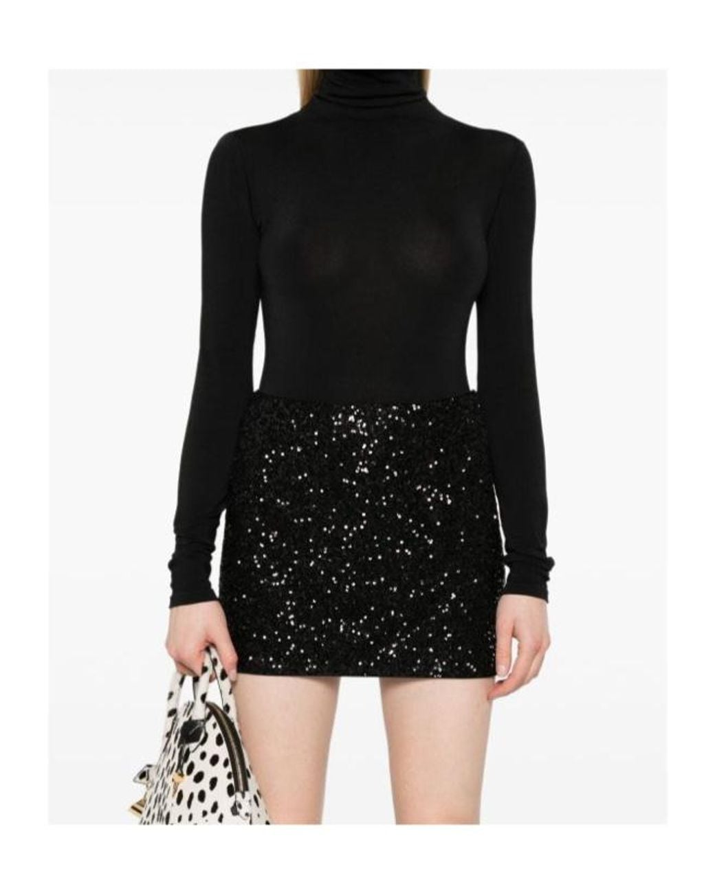 Wolford Black String Bodysuit