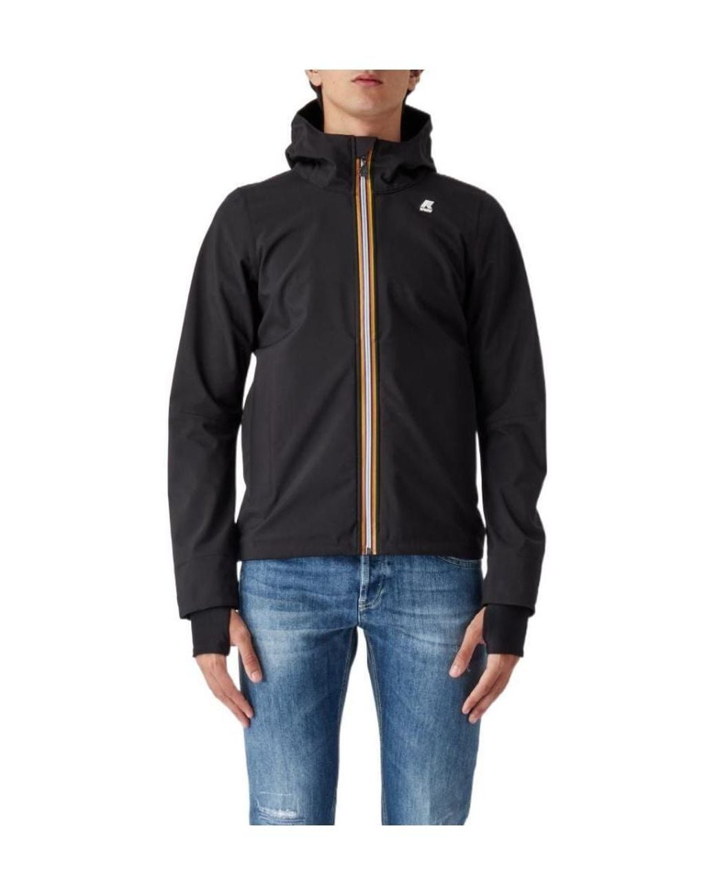 K-Way Blue Jacko Bonded Jacket for men