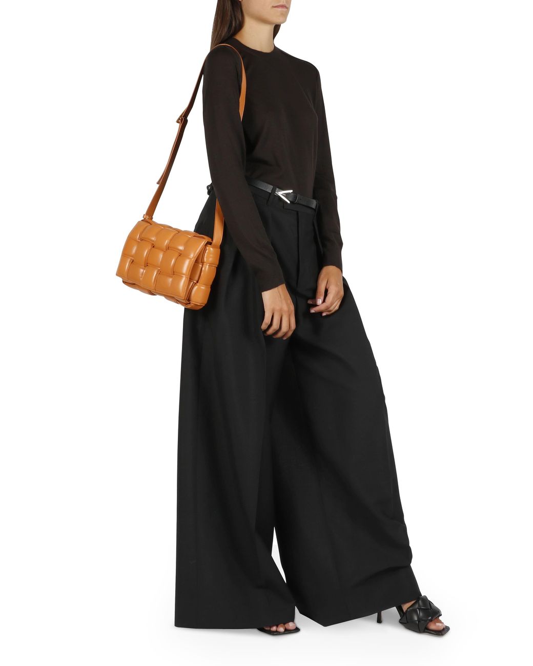 Bottega Veneta Black Crew-Neck Knitted Jumper