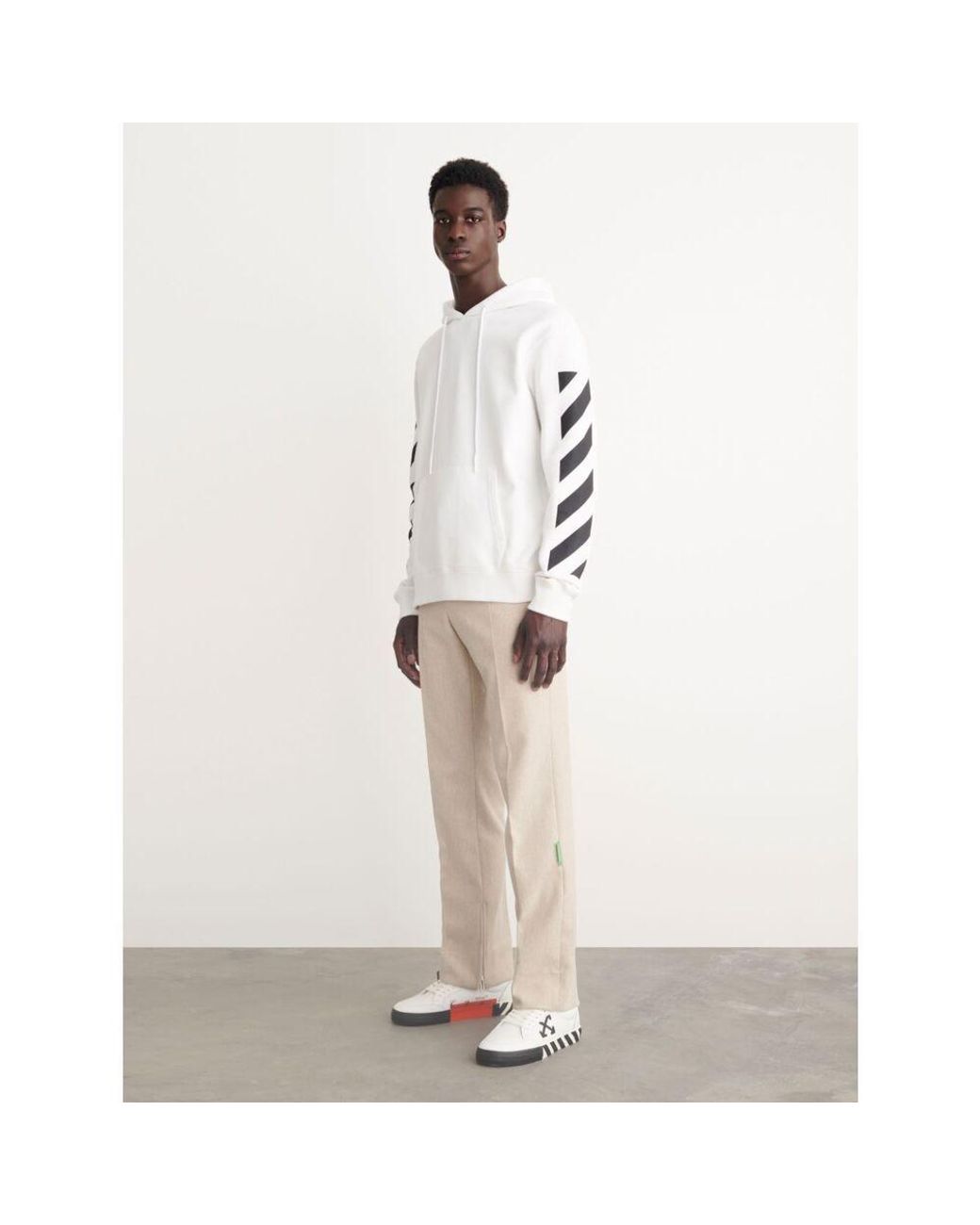 Off-White c/o Virgil Abloh White Diag Arrow Hoodie for men