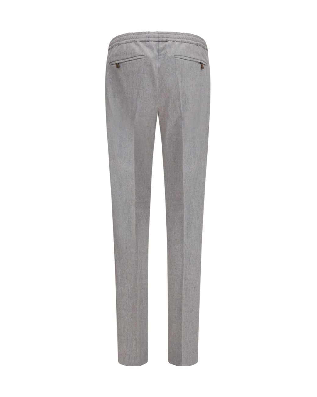 Pt Pantaloni Gray Pt Torino Soft Drawstring Pants for men