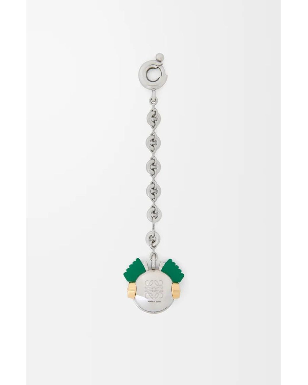 Loewe White Knight Cat Keyring