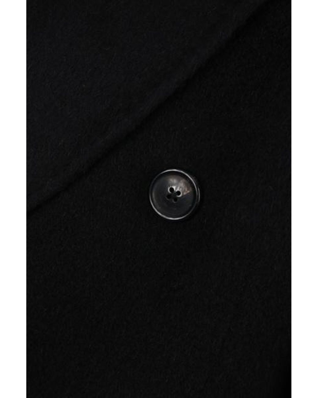 Our Legacy Black Double-Breasted Long Coat for men