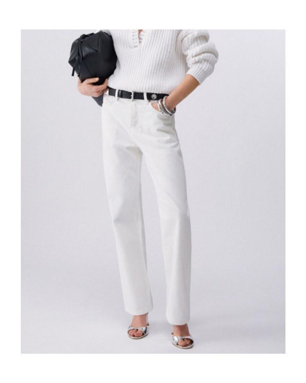 Liu Jo White Five-Pocket Jeans