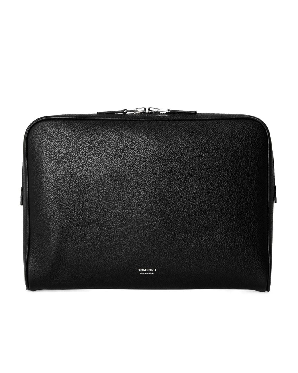 Tom Ford Black Cowhide Toiletry Bag for men