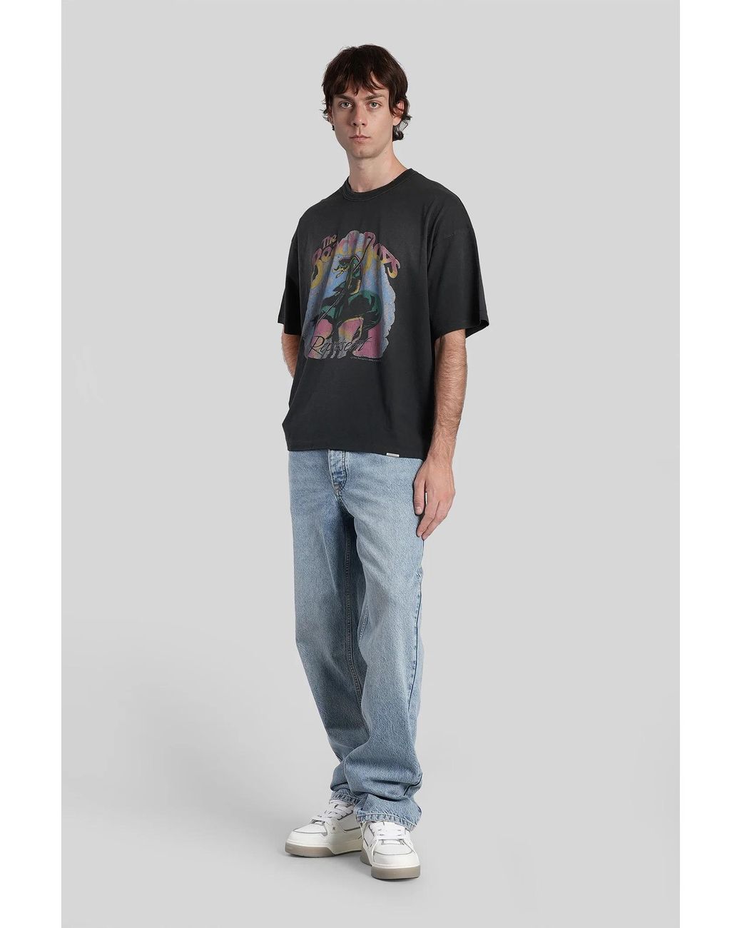 Represent Blue Straight Leg Jeans for men