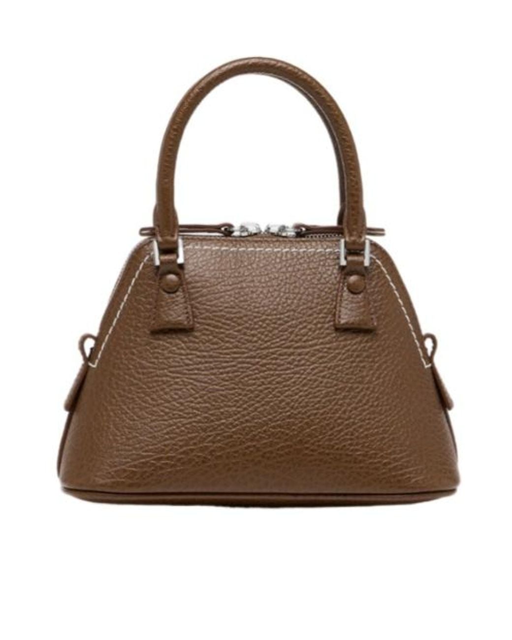 Maison Margiela Brown 5Ac Classique Micro Tote Bag