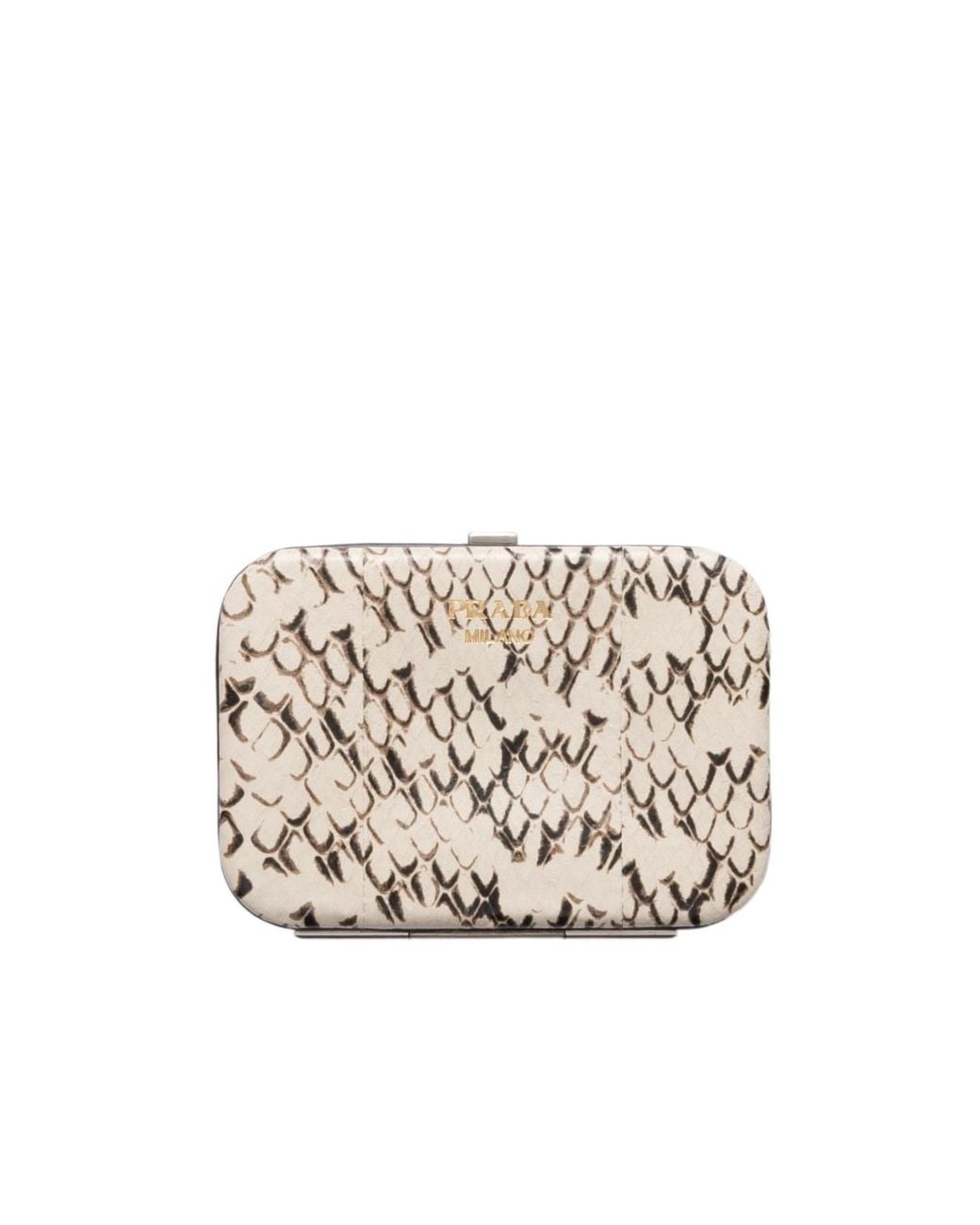 Prada White Ayers Card Holder