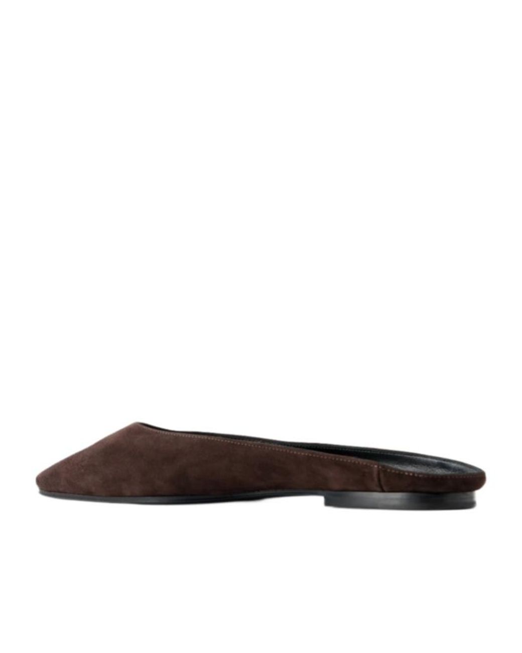 The Row Brown June Suede Mules