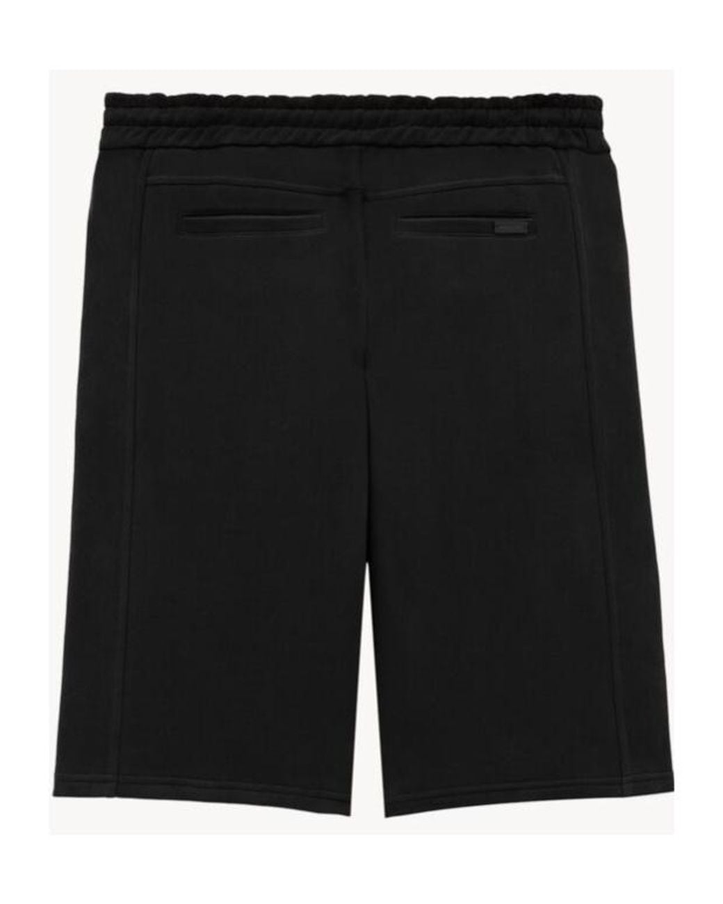 Saint Laurent Black Cassandre Bermuda Shorts for men