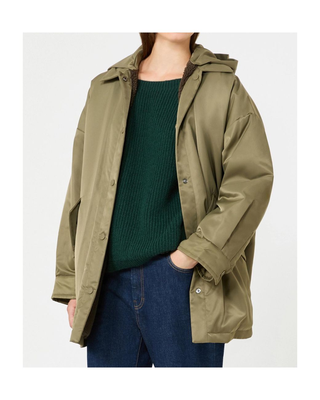 Weekend by Maxmara Green Reversible Down Jacket