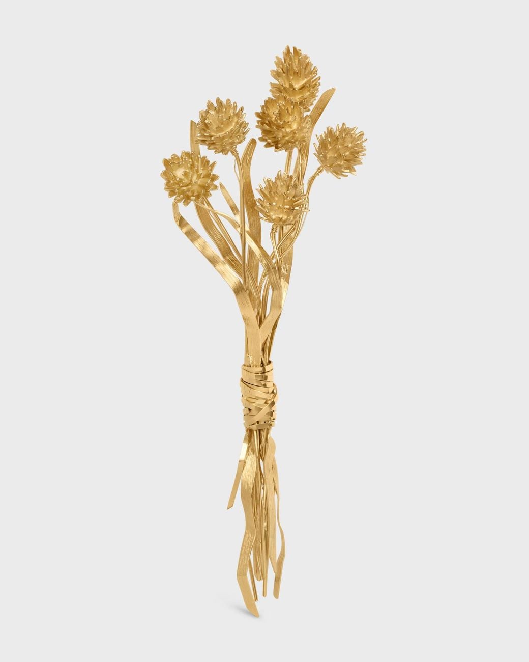 Céline Metallic Thumb Phalaris Brooch