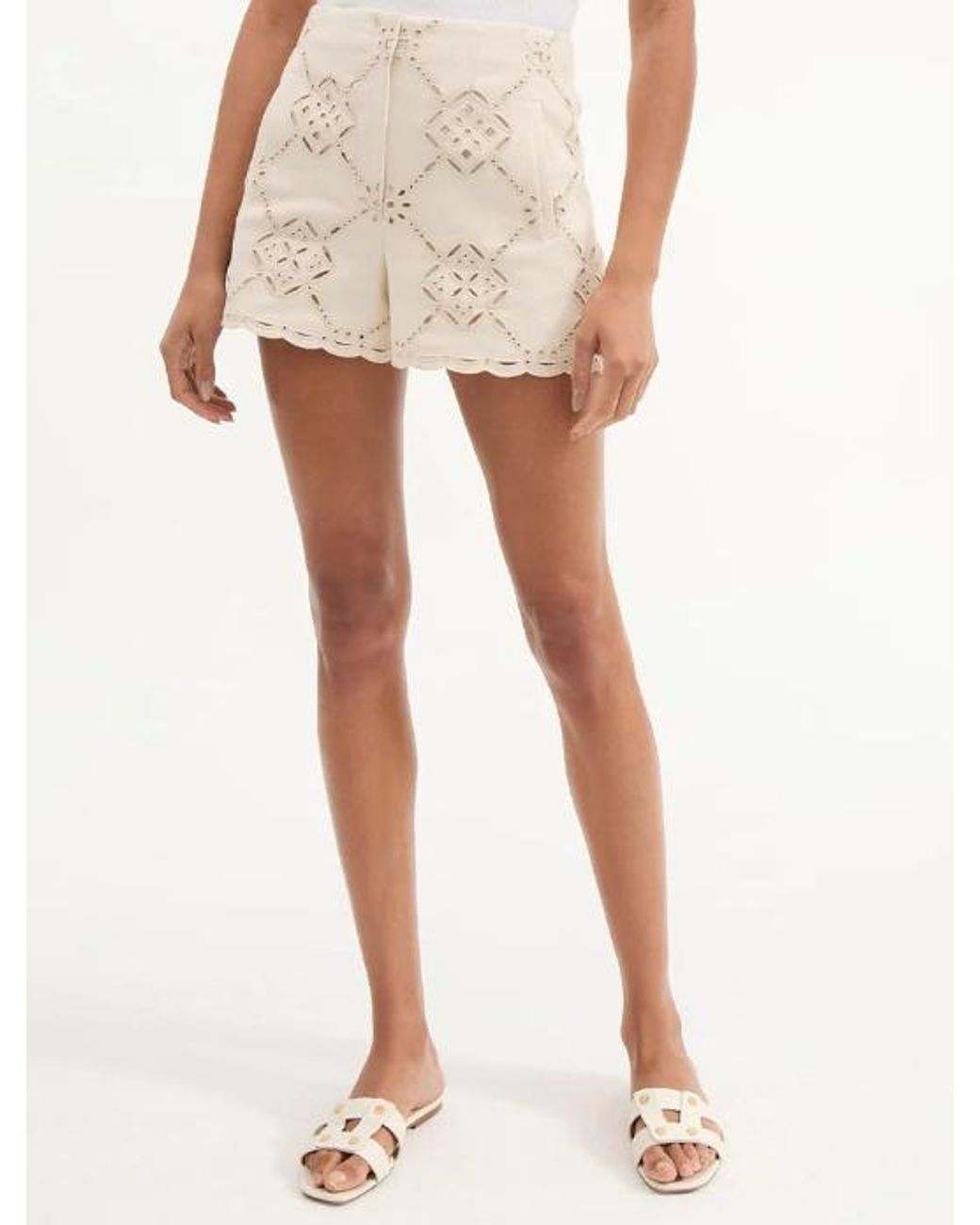 Veronica Beard Natural Shorts