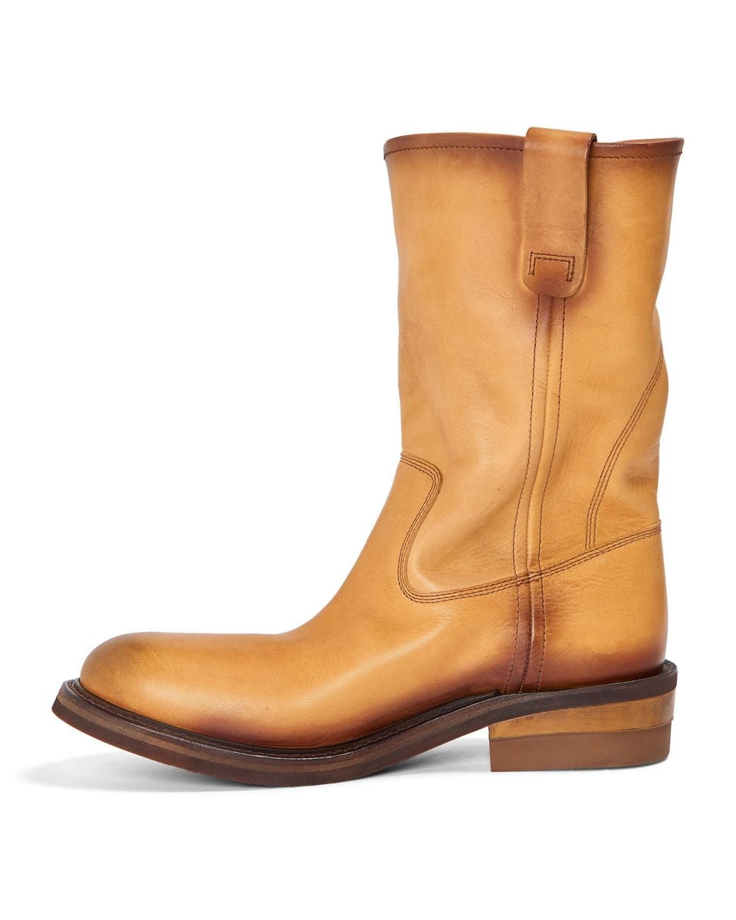 Miu Miu Brown Western Cowboy Boots