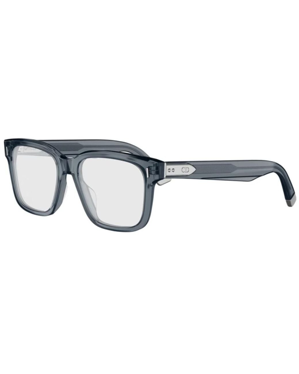 Dior Metallic Eyewear Suqare Frame Glasses for men