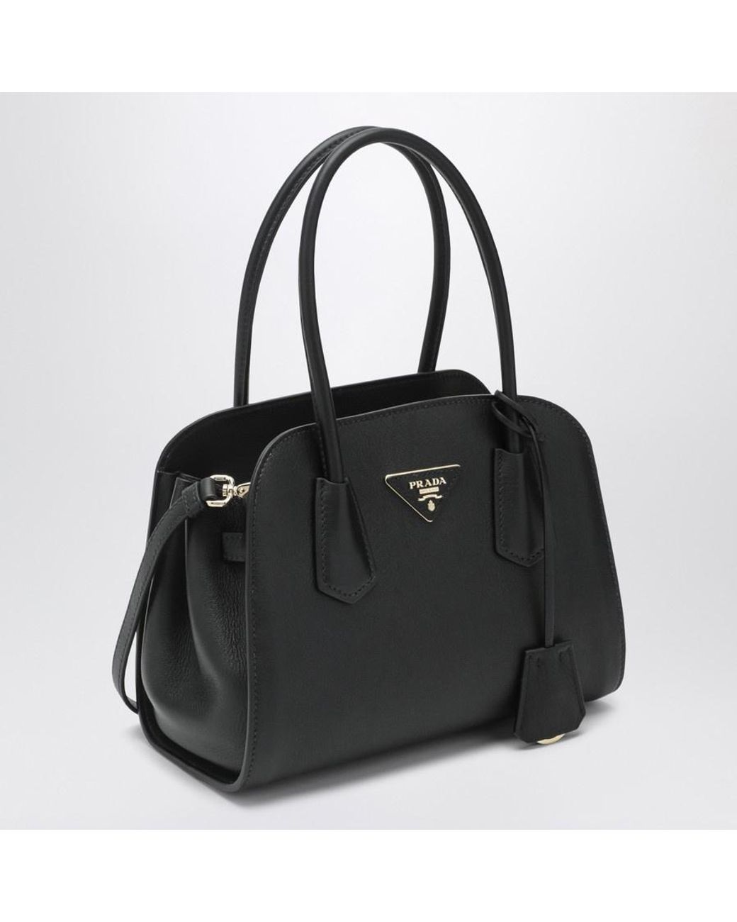 Prada Black Double-Handled Shoulder Bag