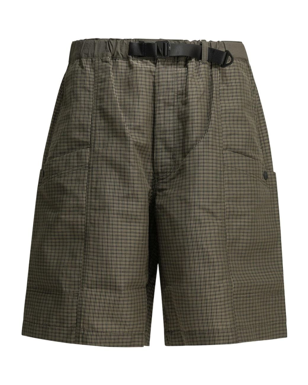 Comme des Garçons Green Comme Des Garçons Homme Checked Cargo Shorts for men