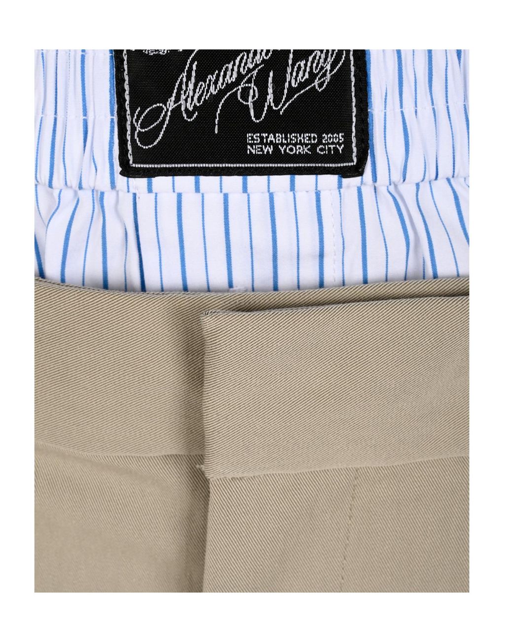 Alexander Wang Natural Pleated Mini Skorts