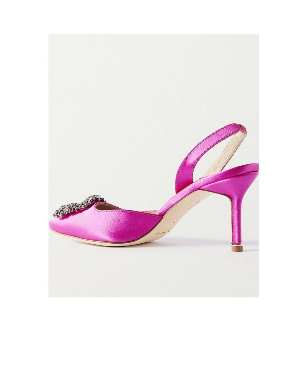 Manolo Blahnik Pink Hangisli High Heels