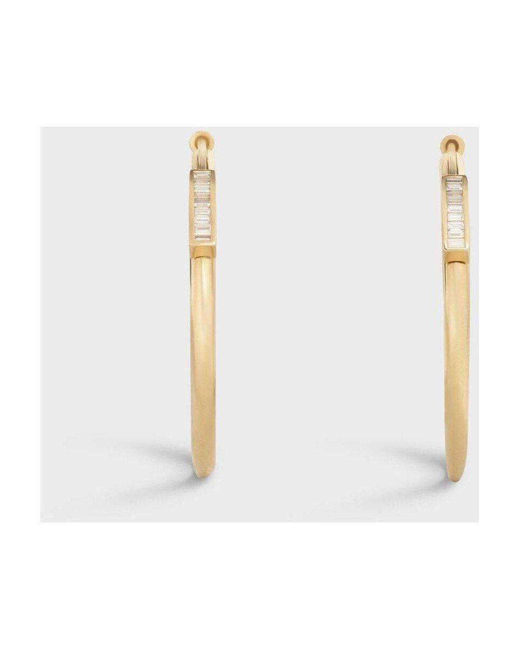 Céline Metallic Systeme Large Hoops