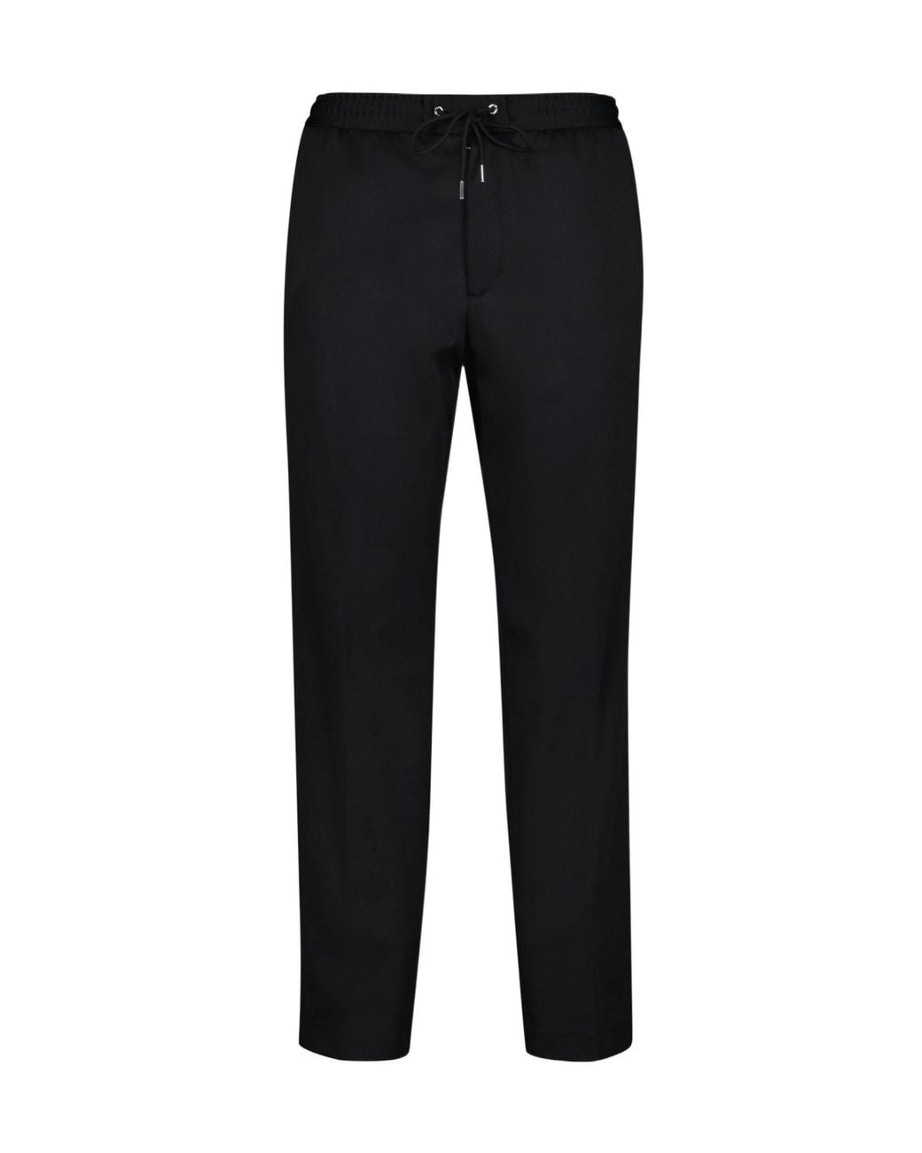 Moncler Black Logo Patch Drawstring Track Pants for men