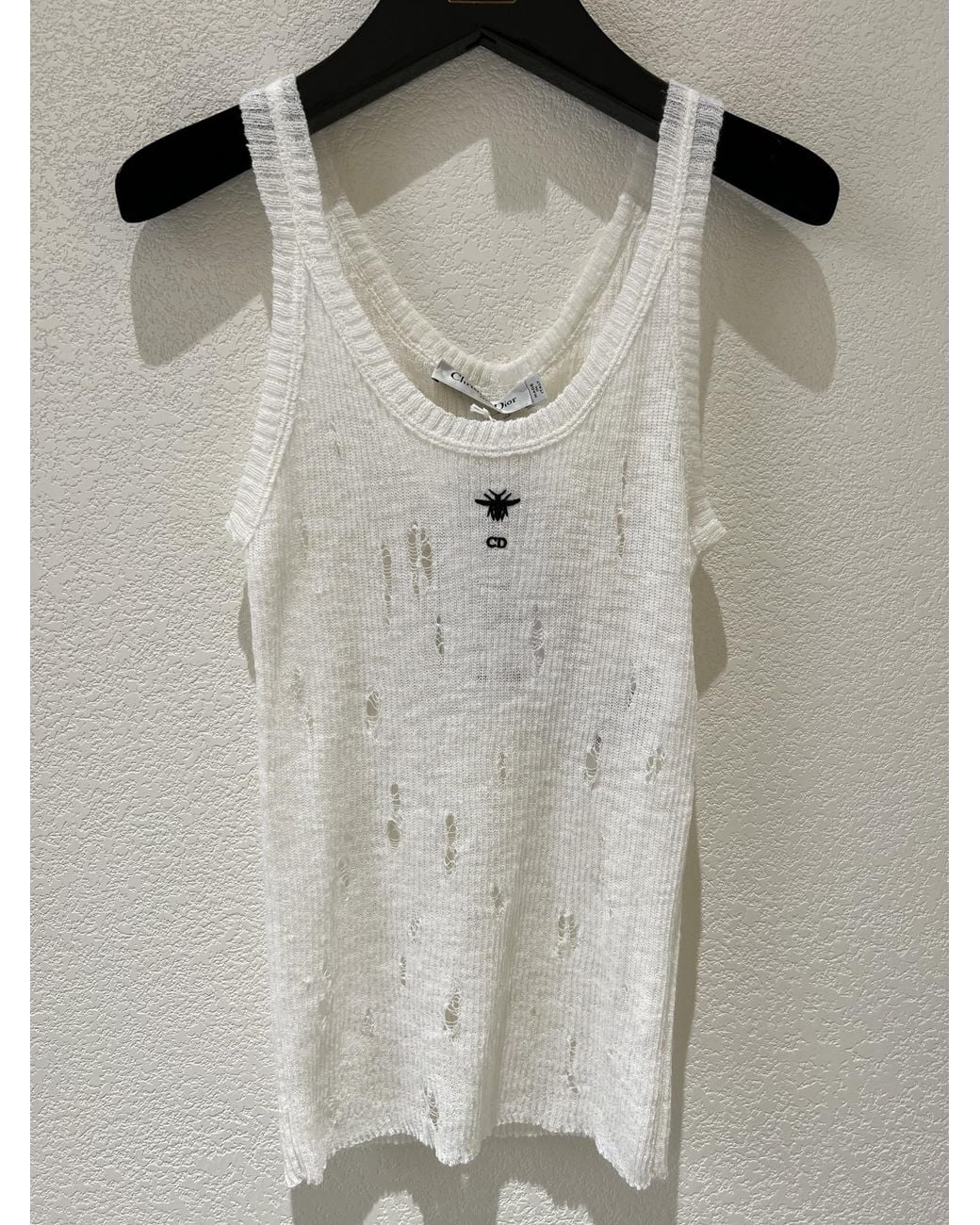 Dior White Tank Top