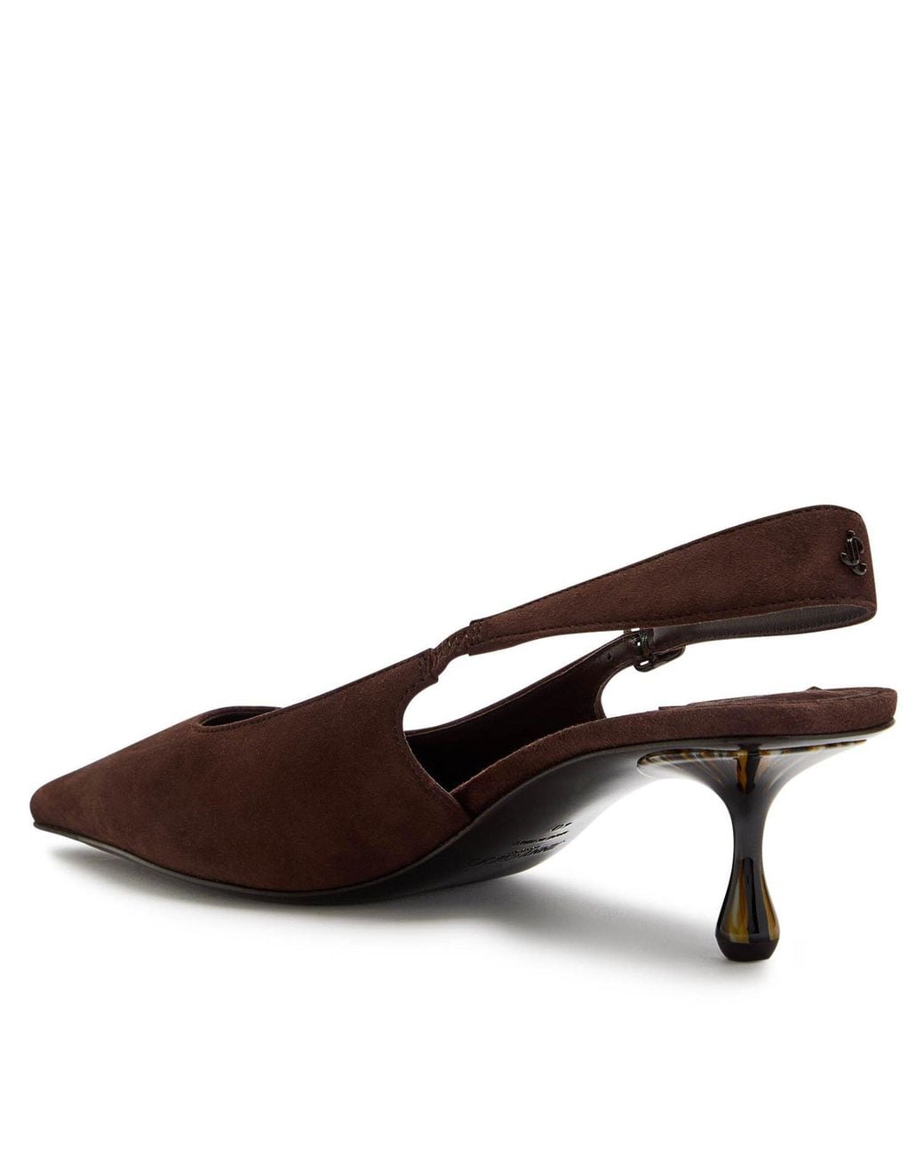 Jimmy Choo Brown Suede Slingback Pumps