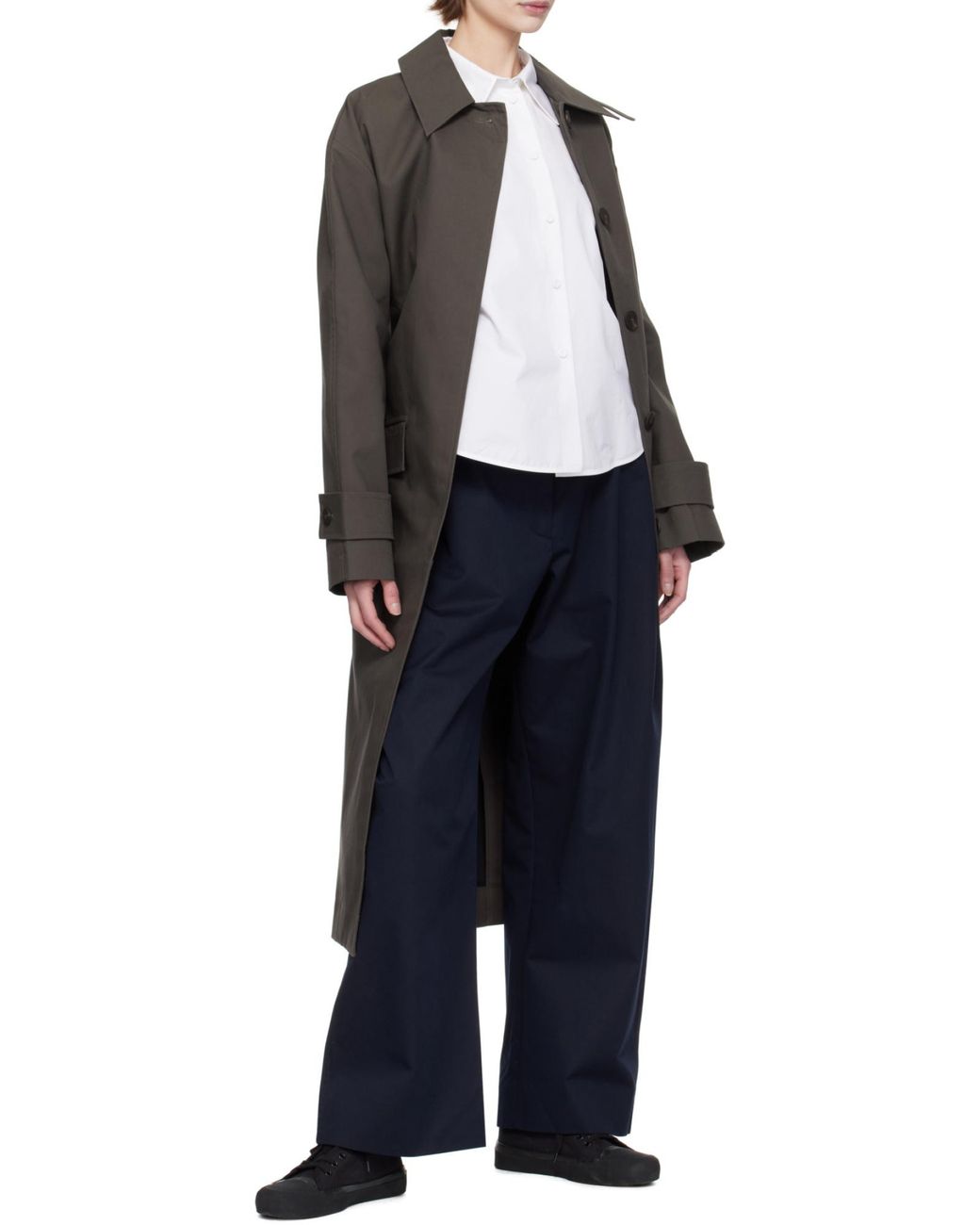 Studio Nicholson Blue Trousers Dark