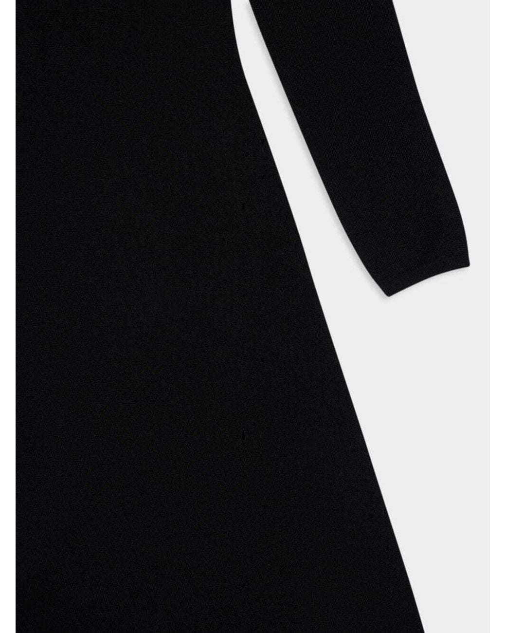 Tom Ford Black Crewneck Knitted Dress
