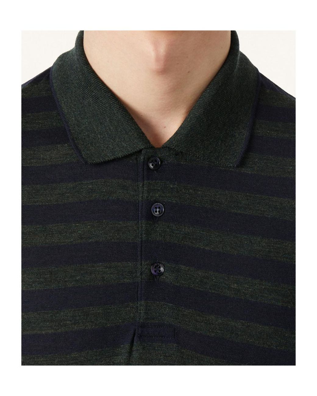 Loro Piana Black Balsa Polo Shirt for men