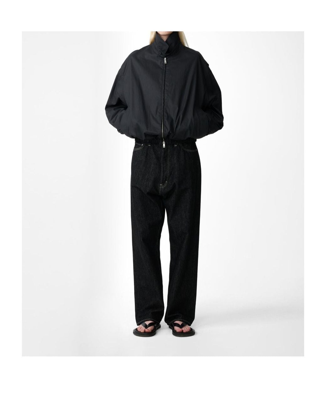 Studio Nicholson Black Lyons Zipped Jacket for men
