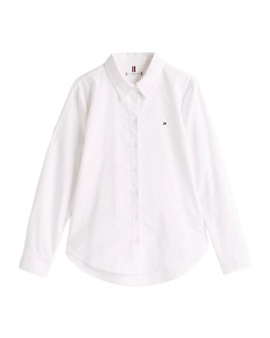 Tommy Hilfiger White Long-Sleeved Shirt
