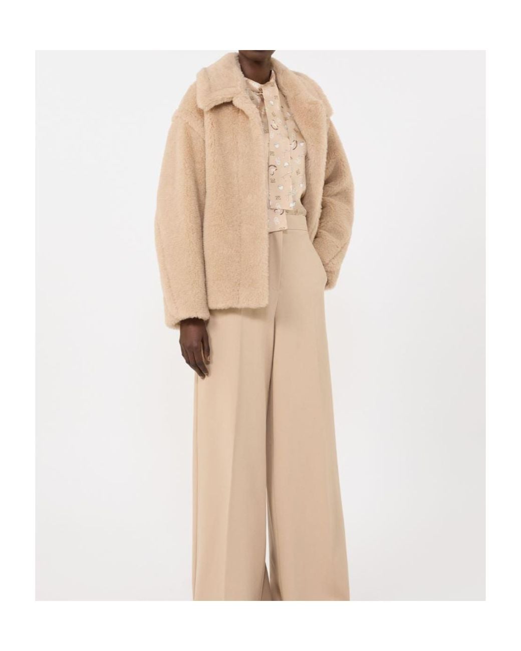 Max Mara Natural Tritone Long-Sleeved Jacket