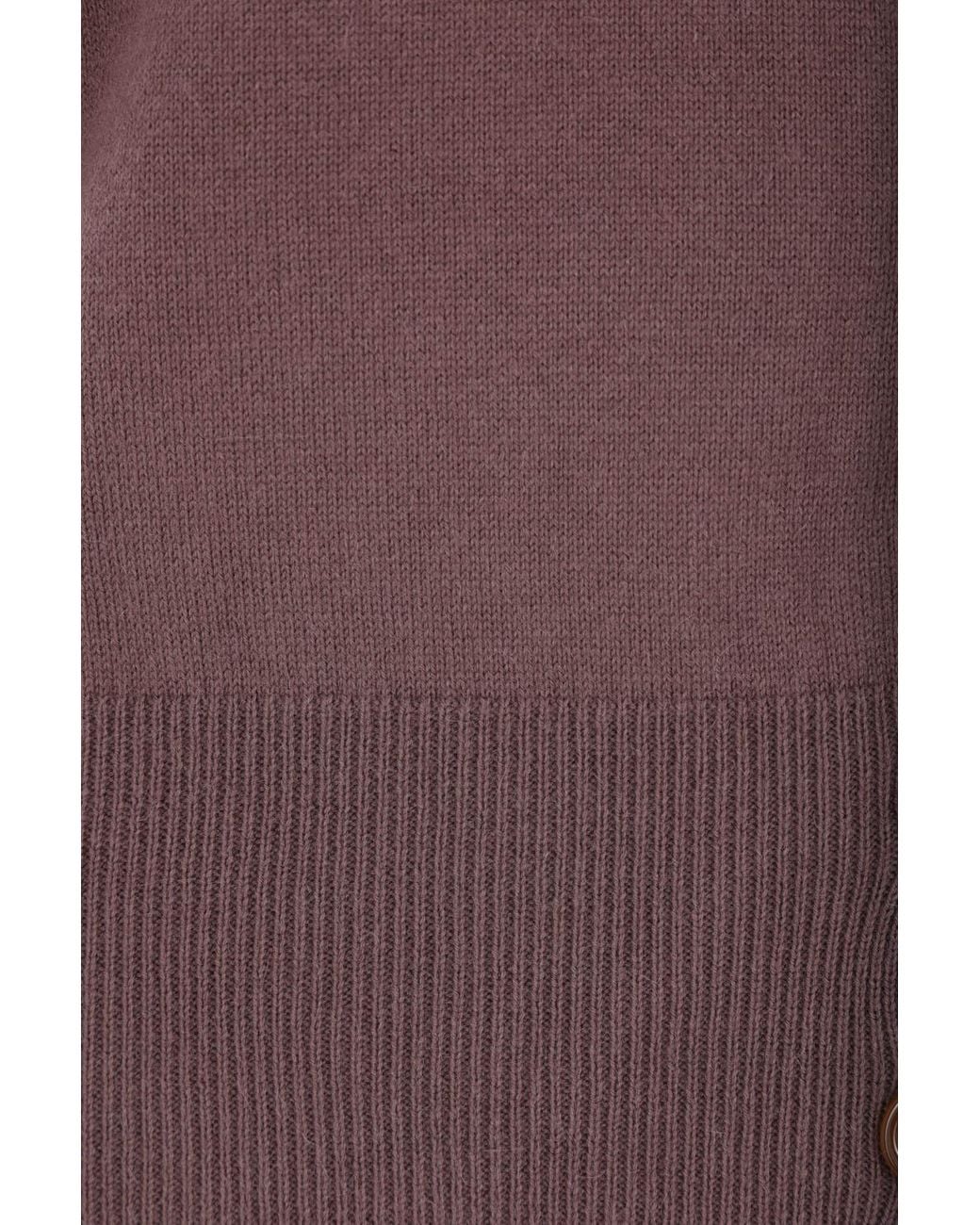 Vivienne Westwood Purple Orb Embroidered Knit Cardigan