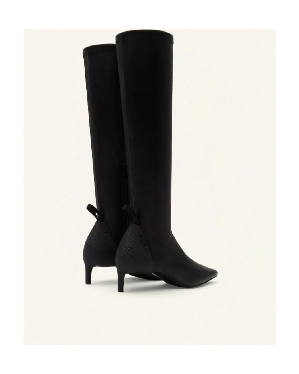 Courreges Black Scuba Stretch 60Mm Leather Boots